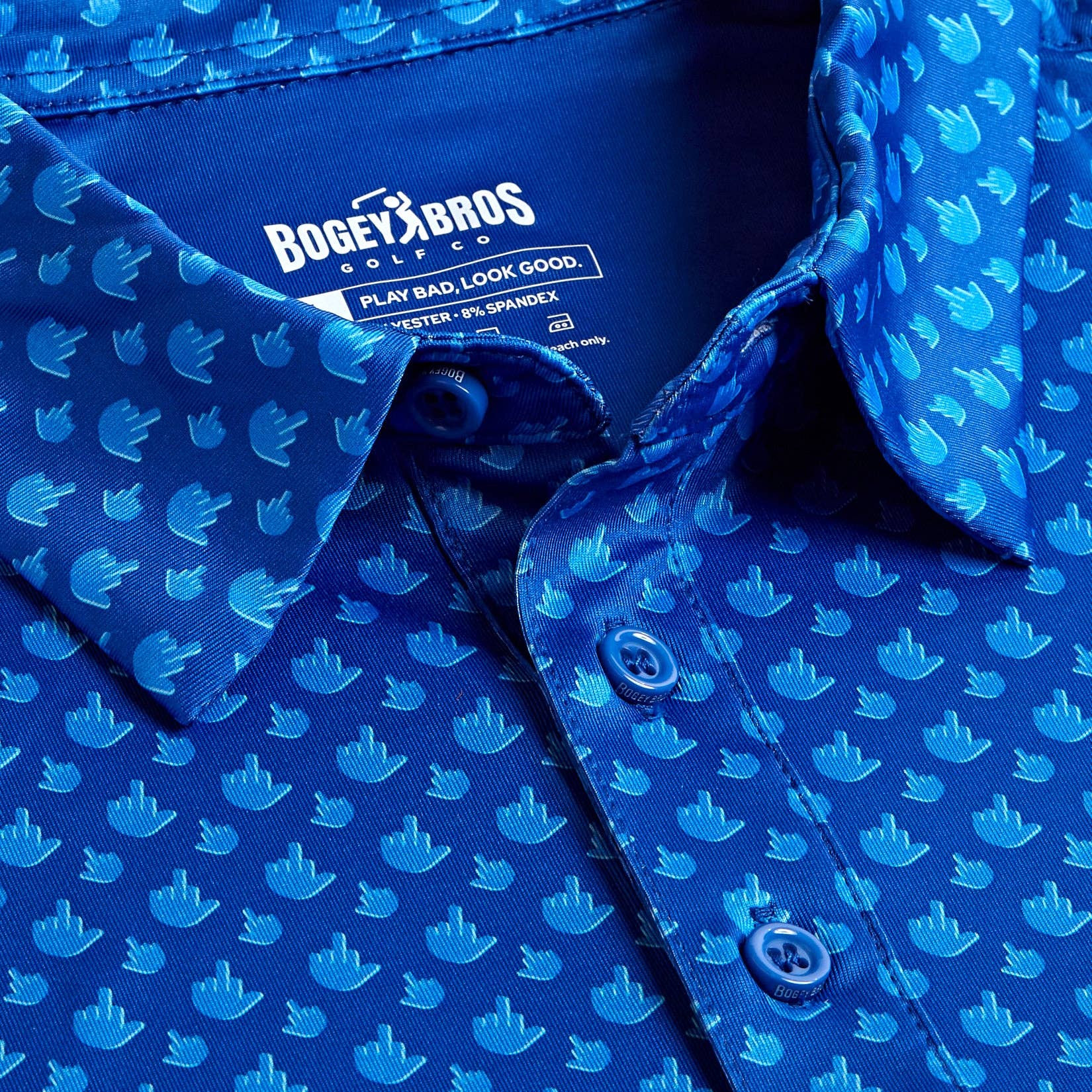 Birdie Finger - Blue Jay - Polo