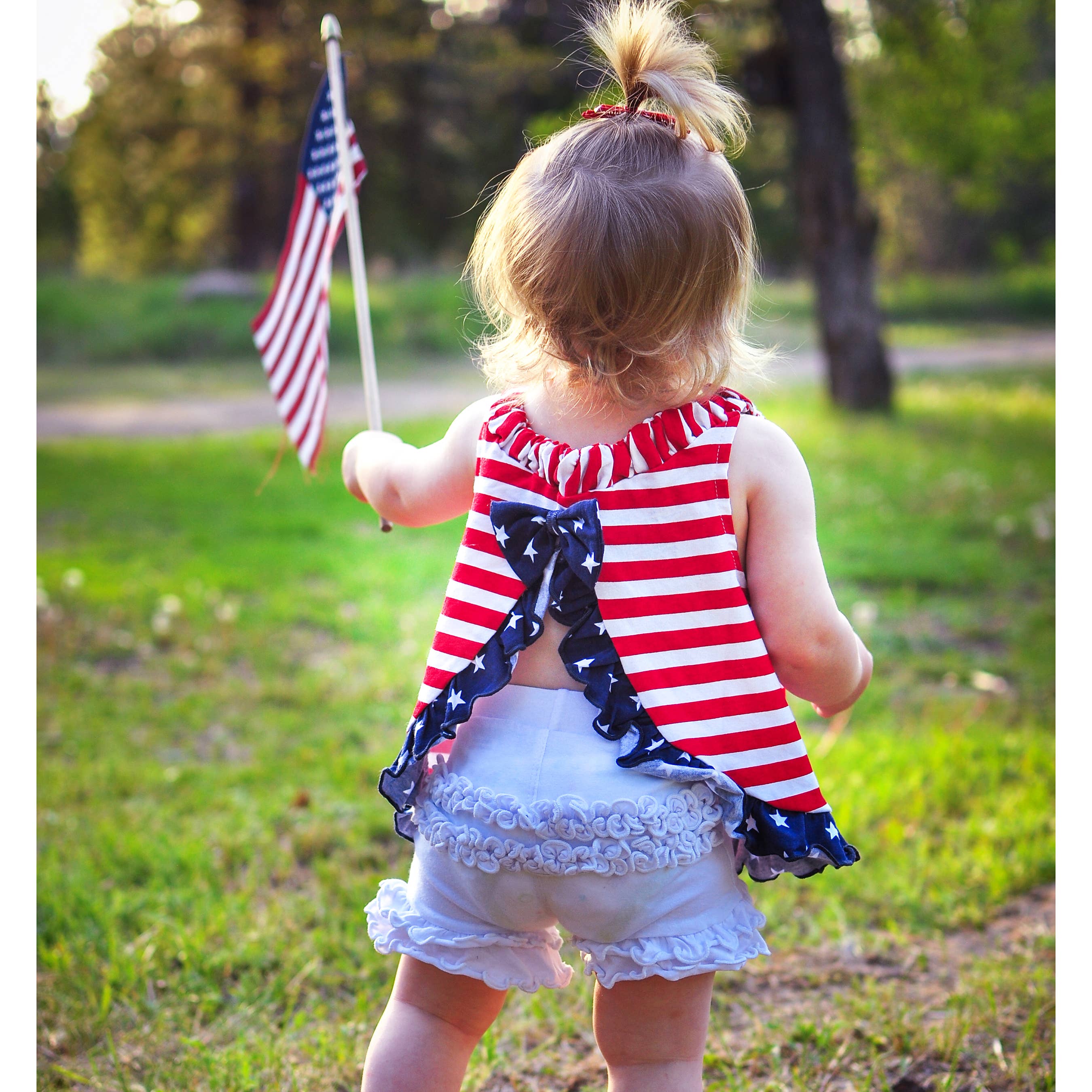 Toddler & Big Girls White Ruffle Butt Shorts Summer clothes