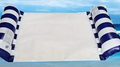 Striped PVC Inflatable Beach Chair