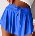 Sky Blue Flowy Skort
