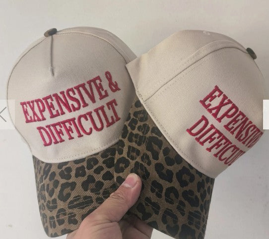 BH043539-P403 Red Dahlia Expensive & Difficult Hat