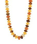 Multi Color Flat Bead Necklace
