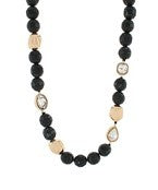 Multi Stone & Faceted Bead Necklace