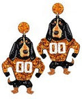 GAME DAY Glitter Dog Earrings