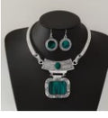 Silvery Green Necklace