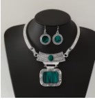 Silvery Green Necklace