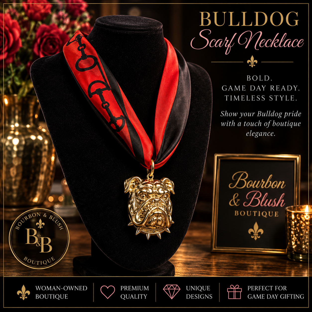 Bulldog 3d Metal Charm