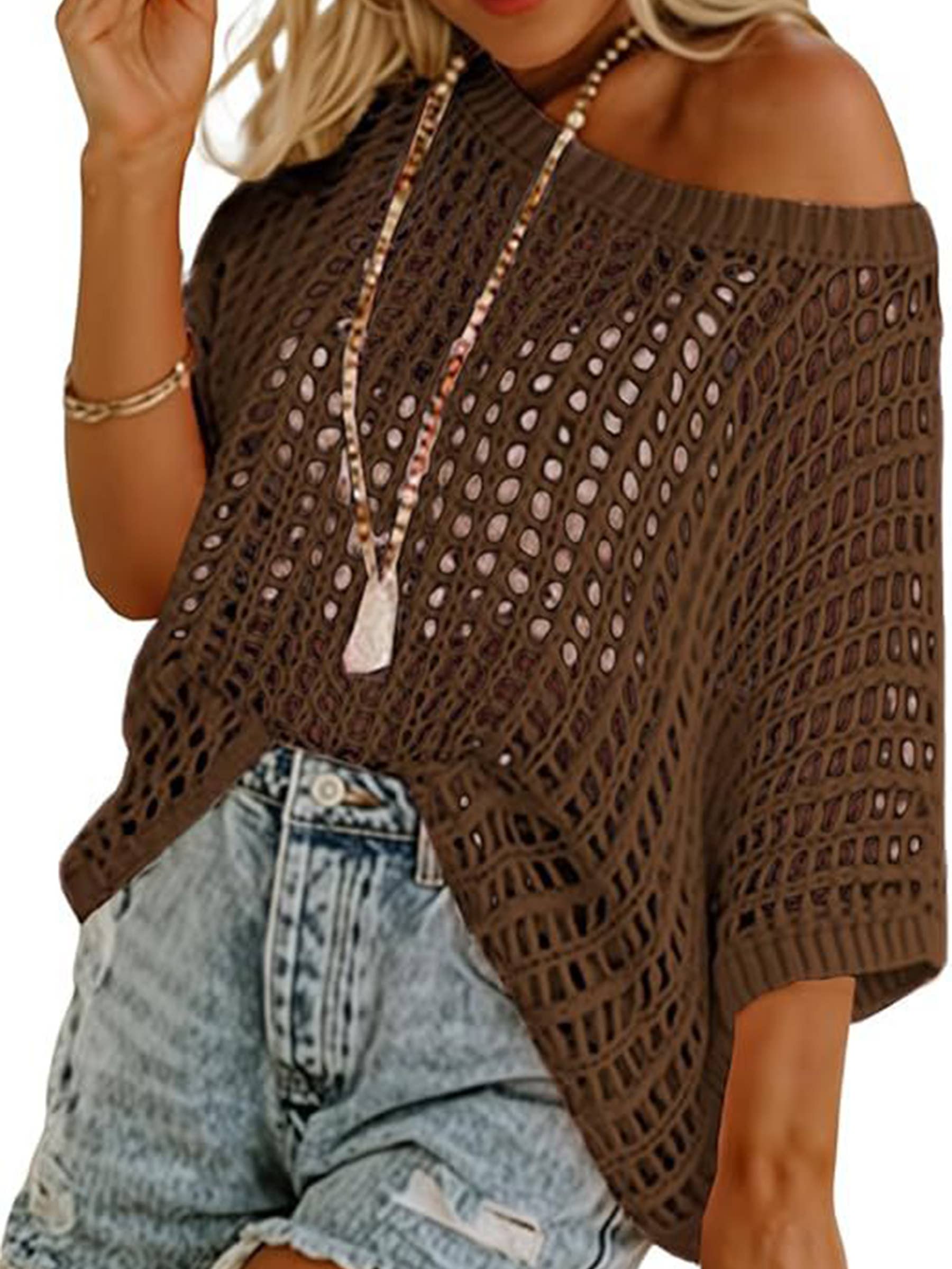 Hollow Top Beach Cover Up