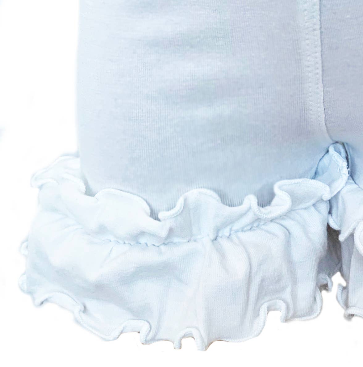 Toddler & Big Girls White Ruffle Butt Shorts Summer clothes