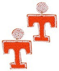 GAME DAY Letter Earrings