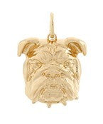 Bulldog 3d Metal Charm