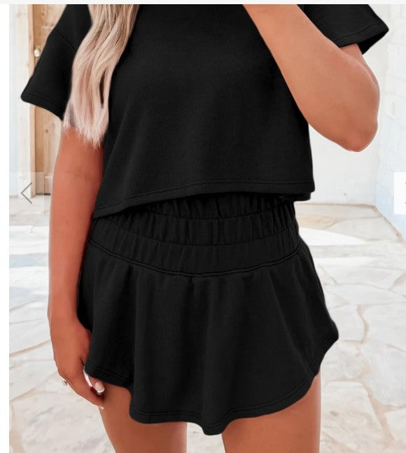 Black Short Set