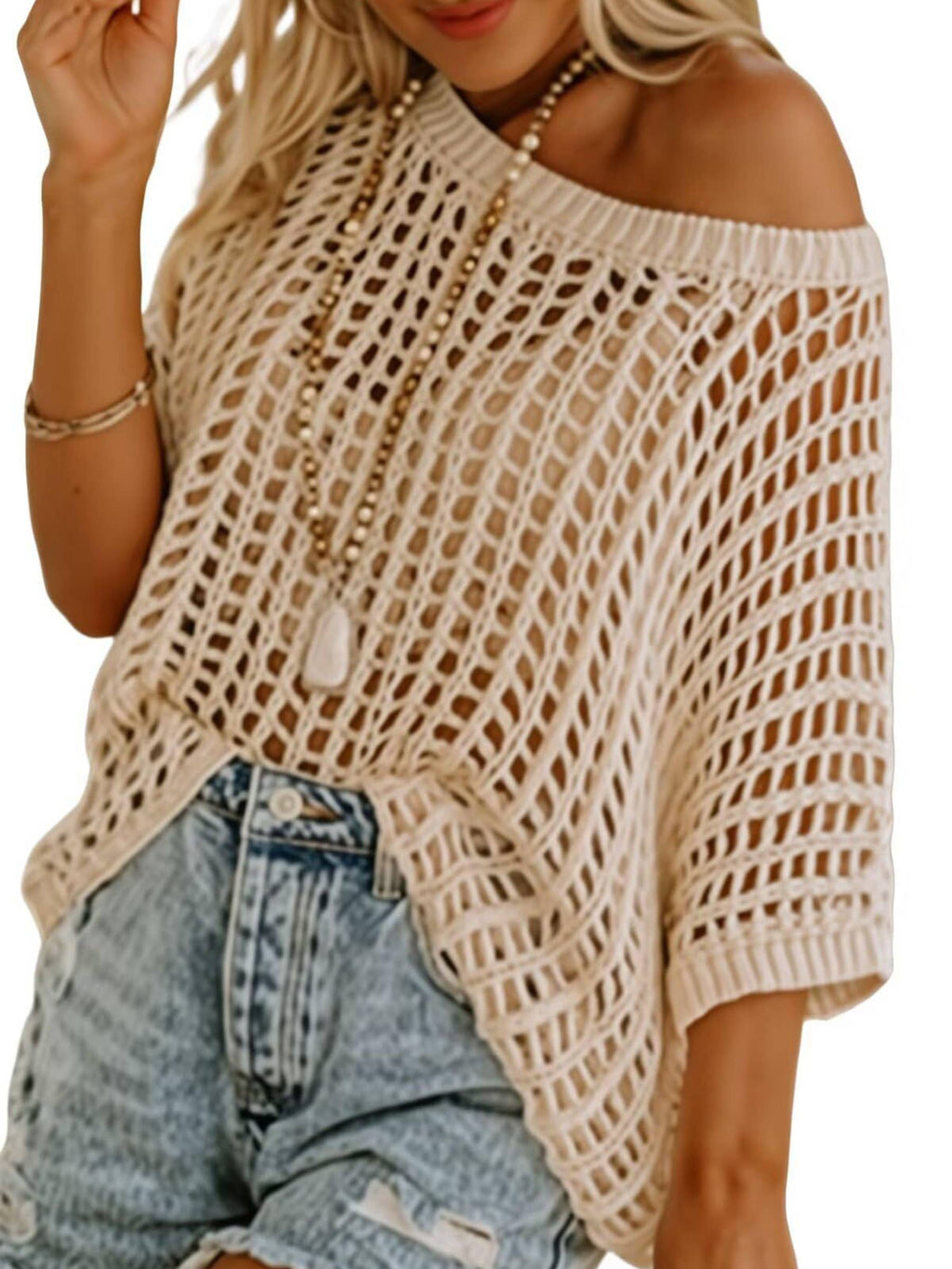 Hollow Top Beach Cover Up